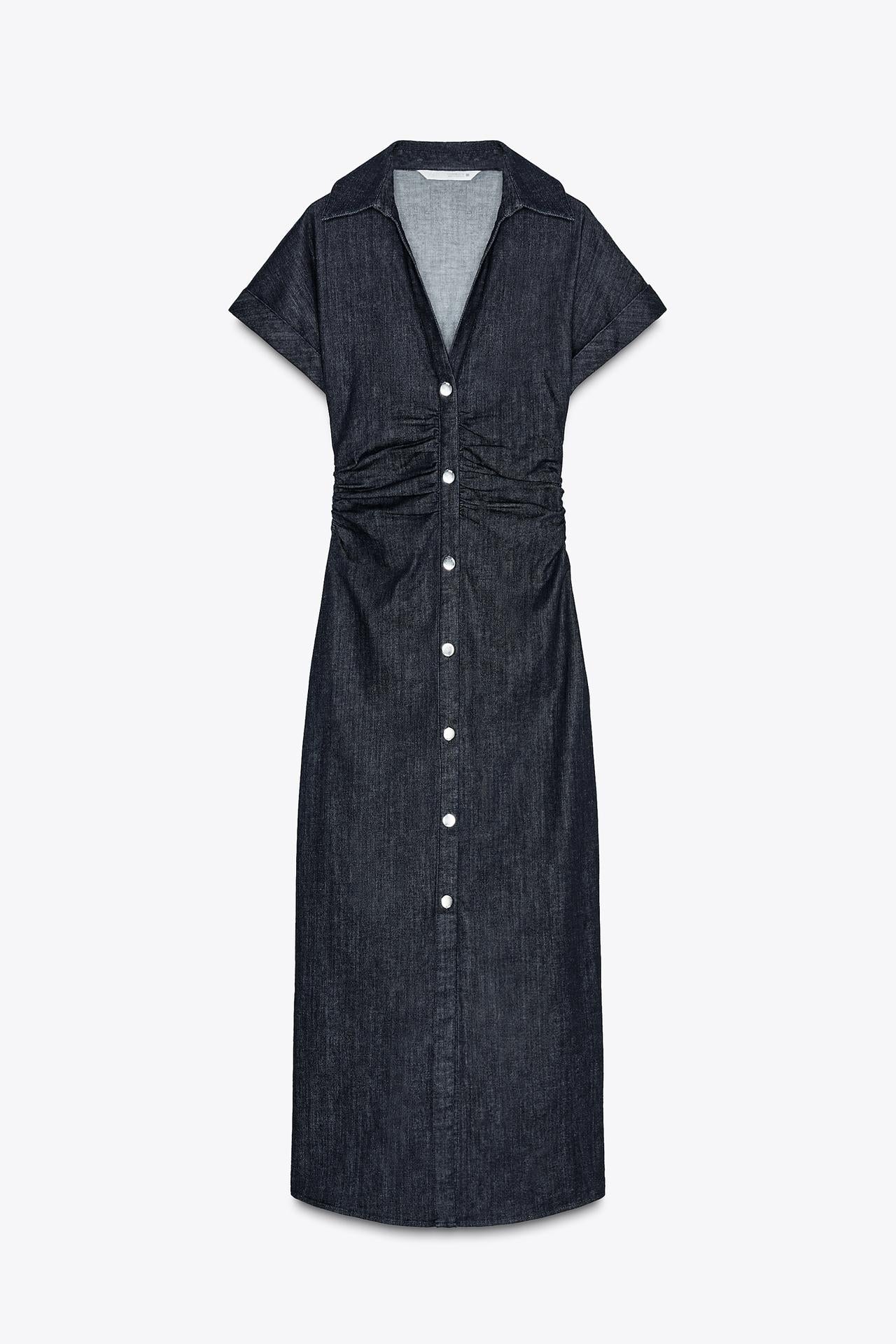 EMMA - Denim Midi-Kleid
