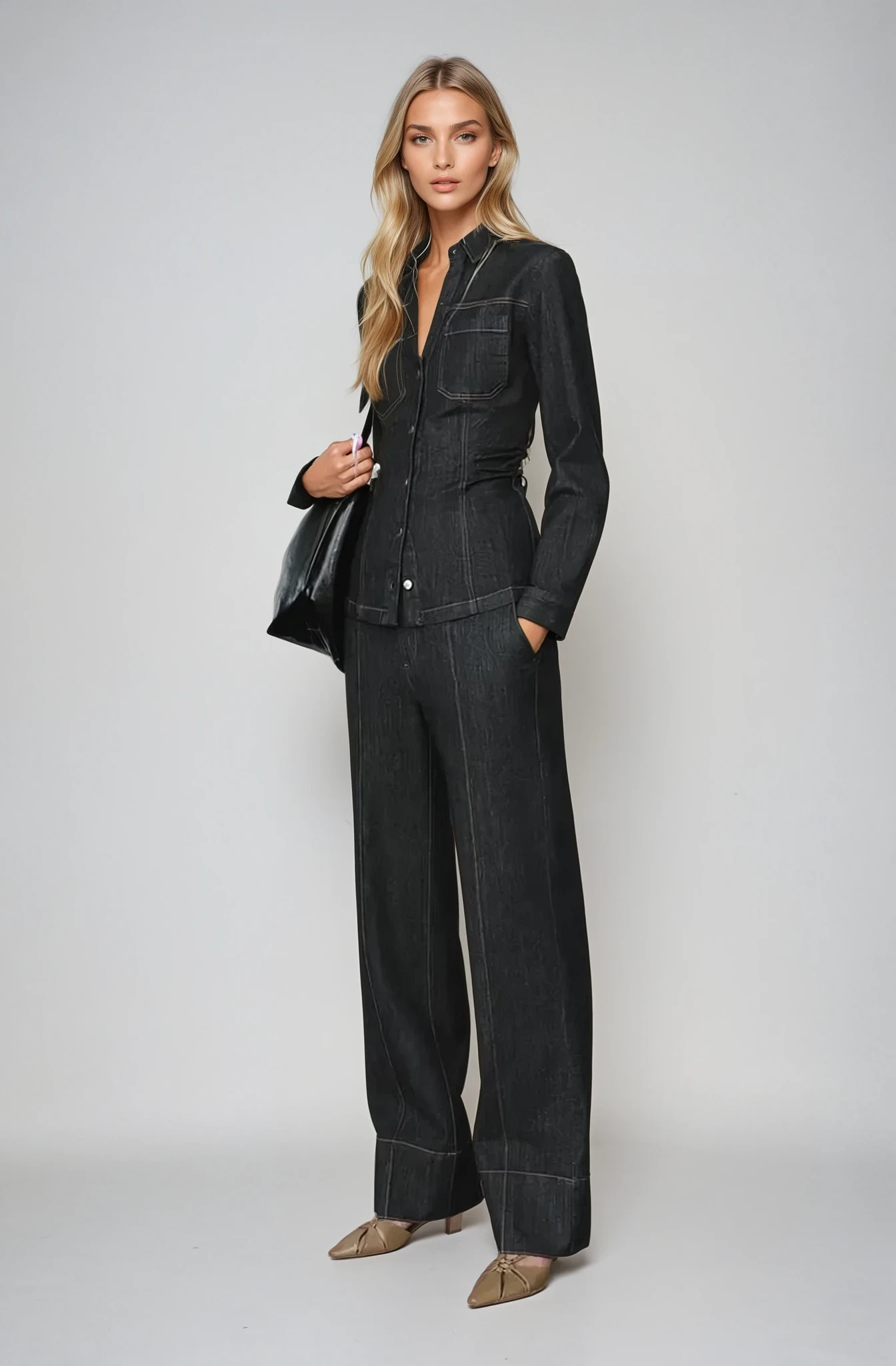 BELANA - Schickes Denim-Set