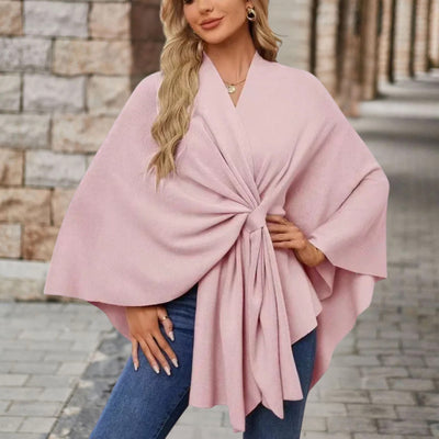 CORVIELLEA - Schicker Eleganter Poncho