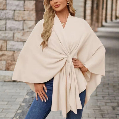 CORVIELLEA - Schicker Eleganter Poncho