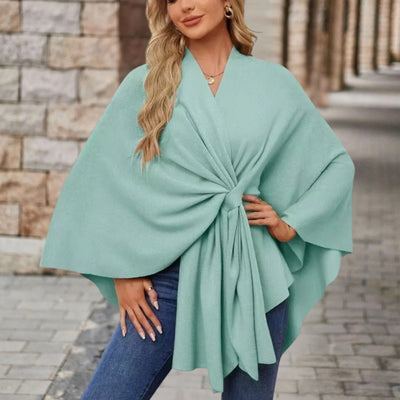 CORVIELLEA - Schicker Eleganter Poncho