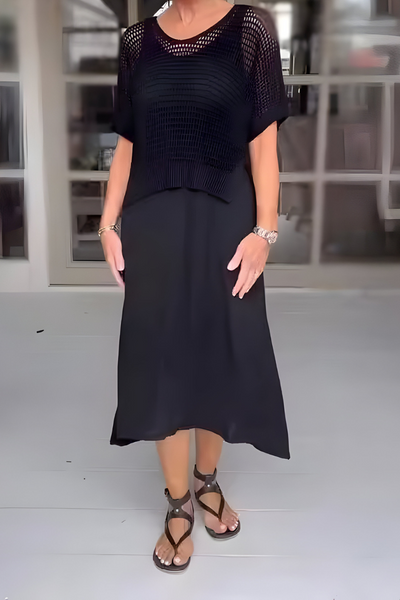 NORMA - Sommerkleid mit Strickoberteil