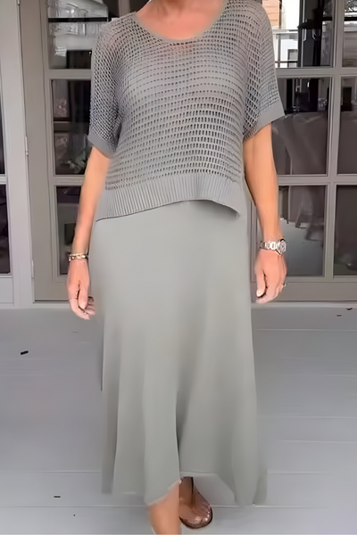 NORMA - Sommerkleid mit Strickoberteil
