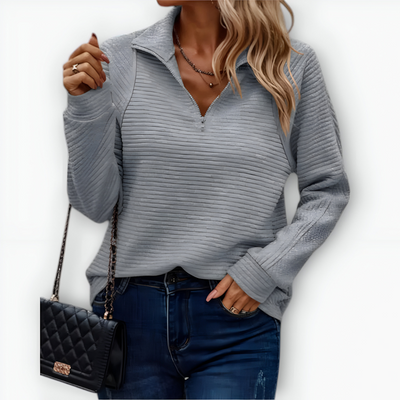 UTE - Eleganter Halb-zip Pullover