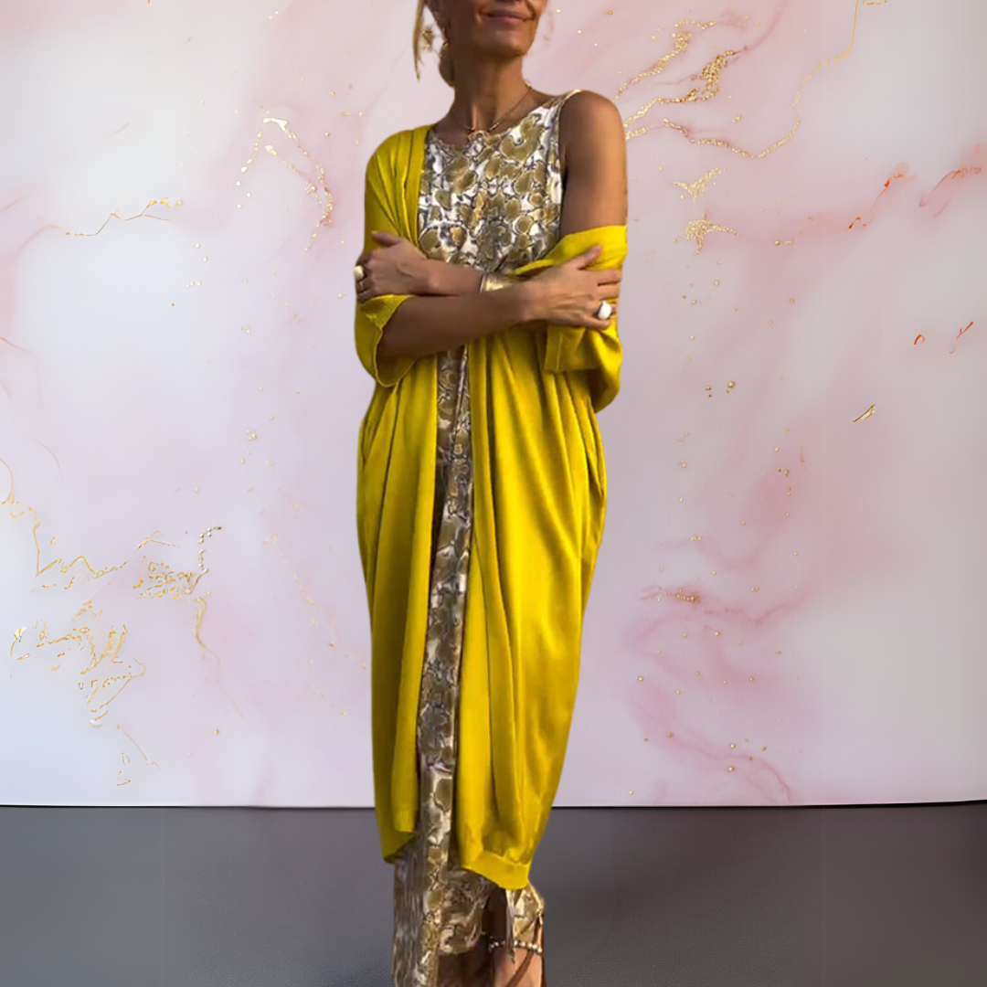 REGINA - Robe élégante avec veste