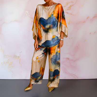 MONIEK - Satin Zweiteiliges Damenset