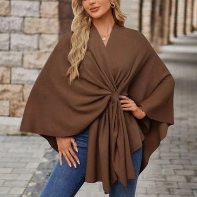CORVIELLEA - Schicker Eleganter Poncho