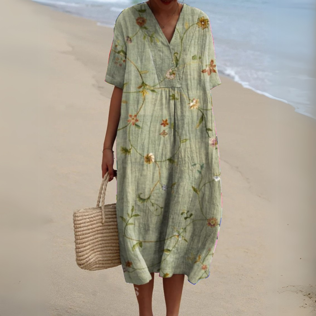 NATHALIE - Elegantes Blumenkleid