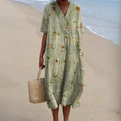 NATHALIE - Elegantes Blumenkleid