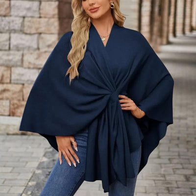 CORVIELLEA - Schicker Eleganter Poncho