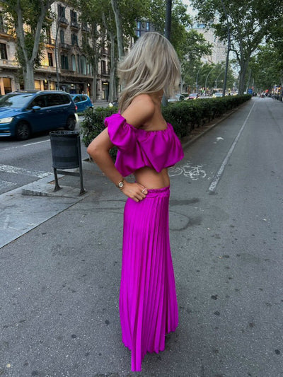 NOA - Satin-Koordinaten mit elegantem Glamour