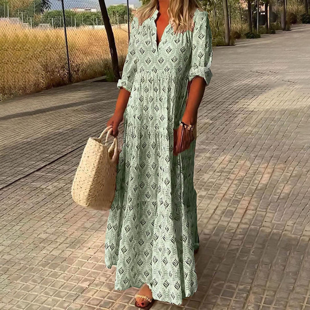 THEA - Boho Maxikleid