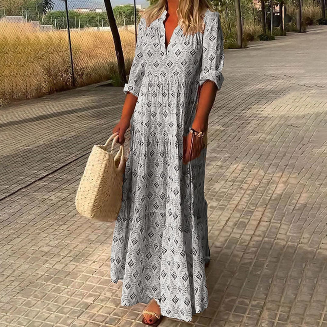 THEA - Boho Maxikleid