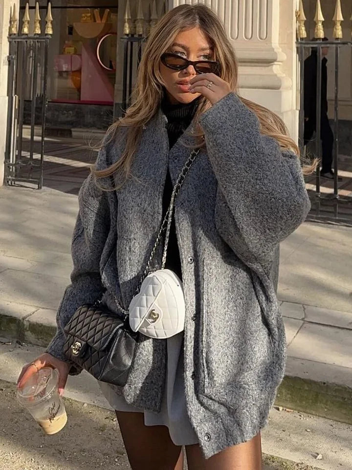 INES - Oversized Bomberjacke