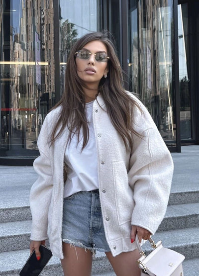 INES - Oversized Bomberjacke