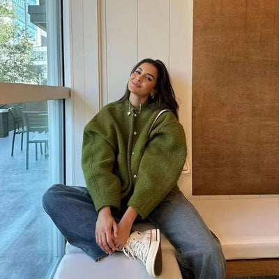 INES - Oversized Bomberjacke