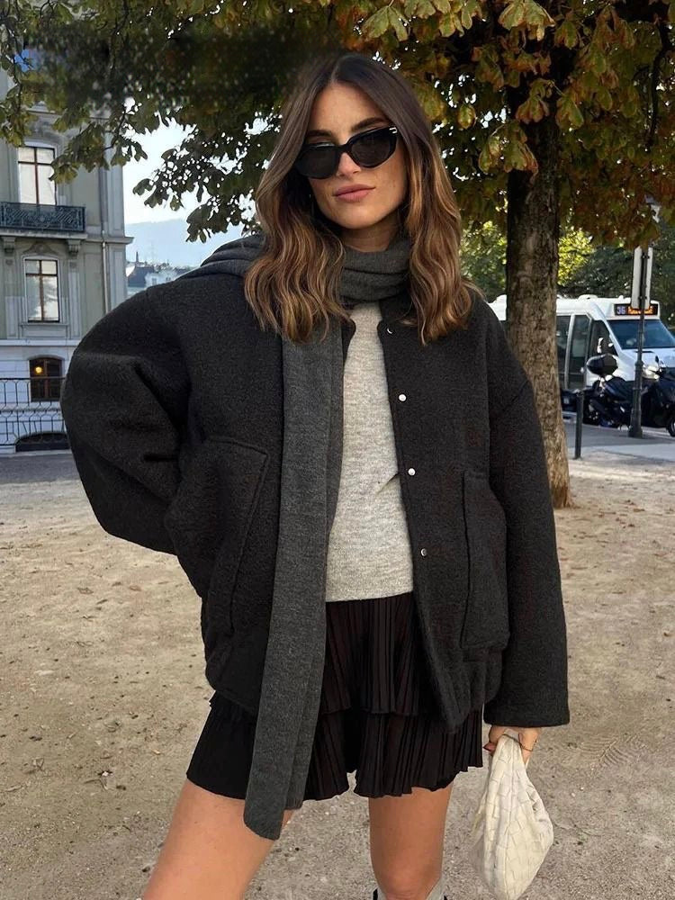 INES - Oversized Bomberjacke