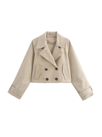 ILSE - Damen Trenchcoat Kurzjacke