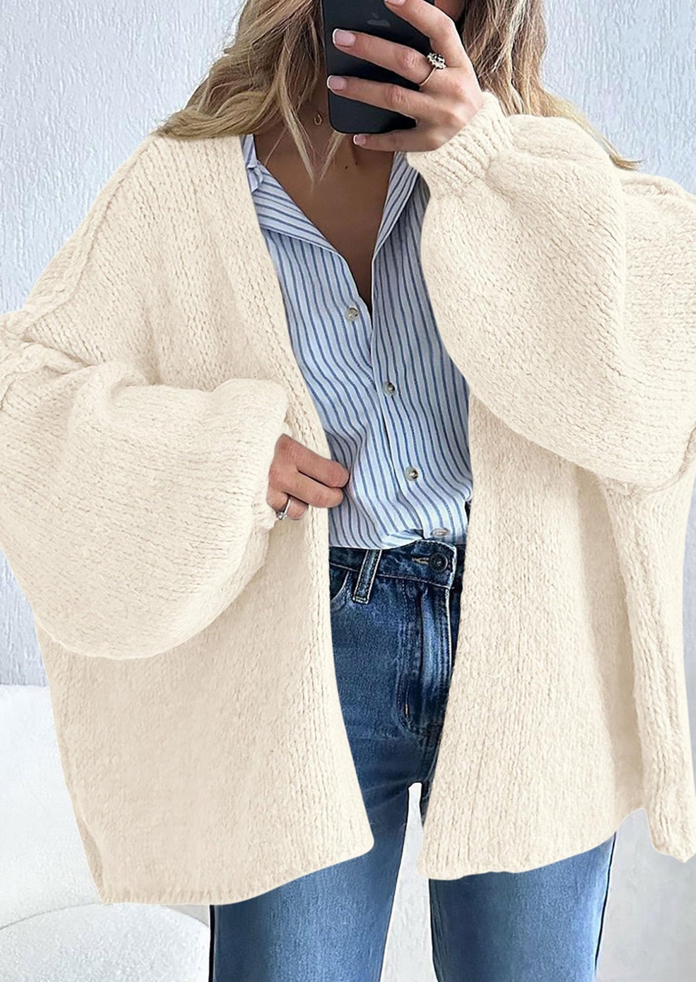 KAROLIN - Oversized Cardigan