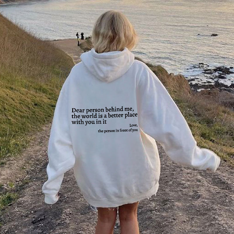FEMMEHAUS DEAR PERSON BEHIND ME HOODIE