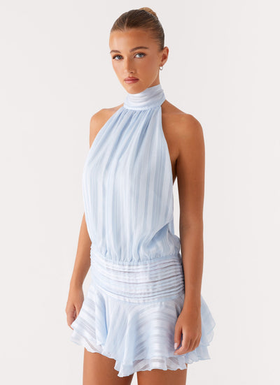 CECILE - Chiffon Mini Kleid