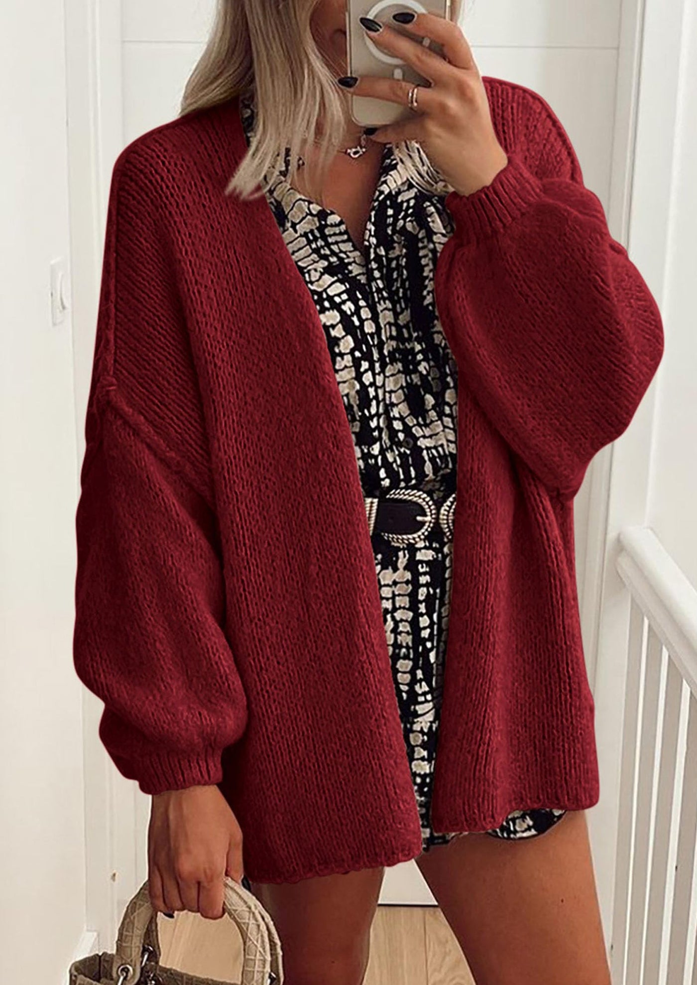 KAROLIN - Oversized Cardigan