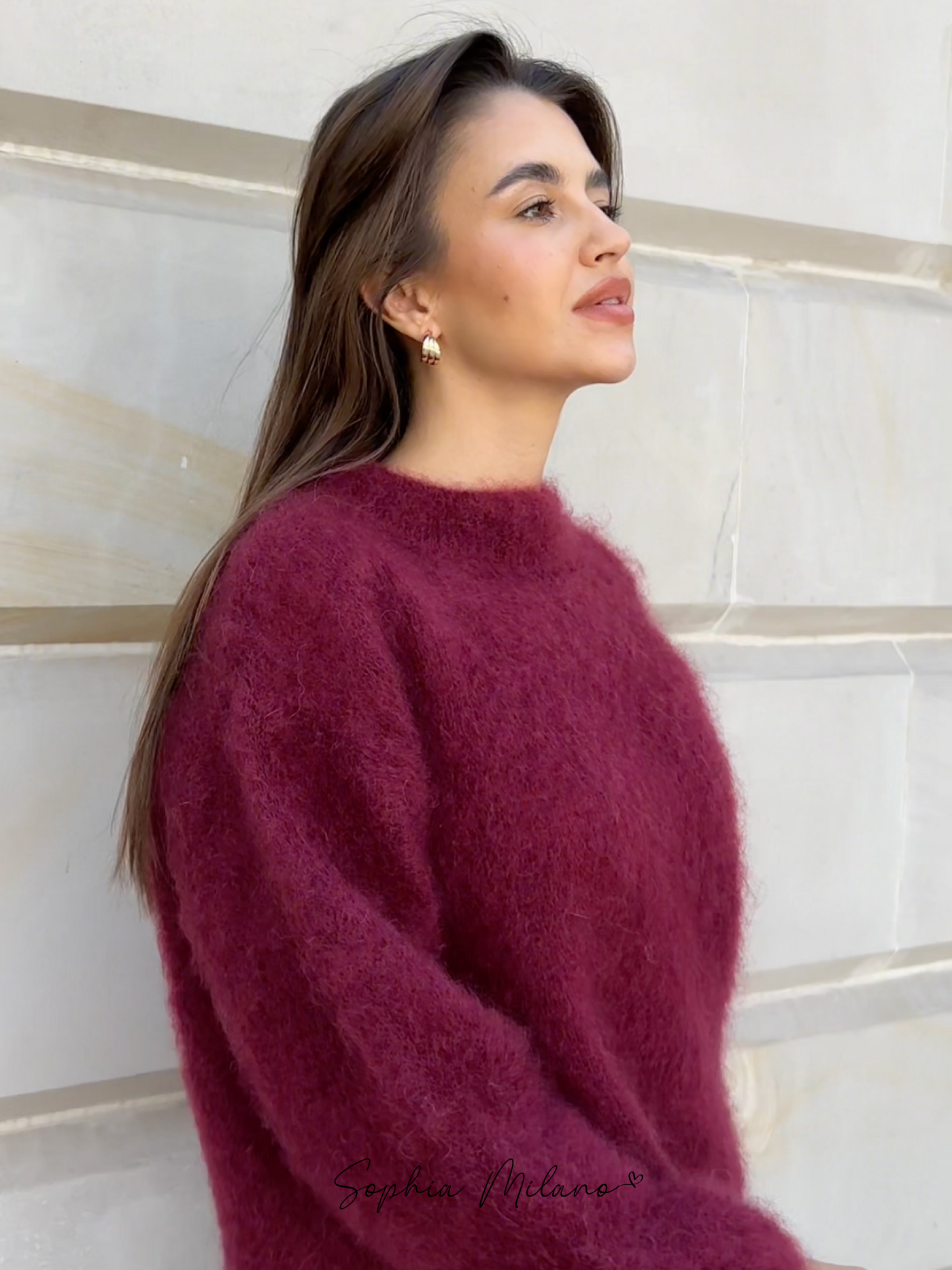 SOPHIA - Mohair Rundhals