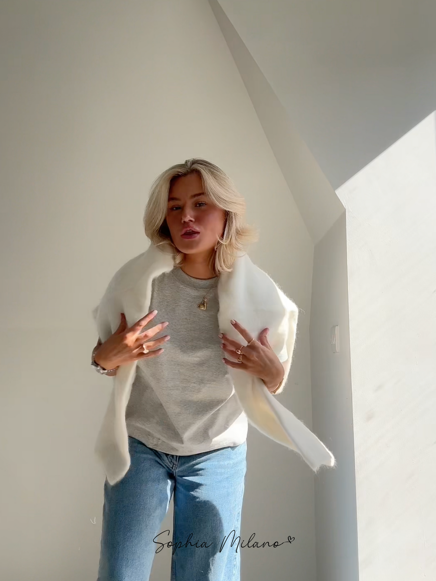 SOPHIA - Mohair Rundhals