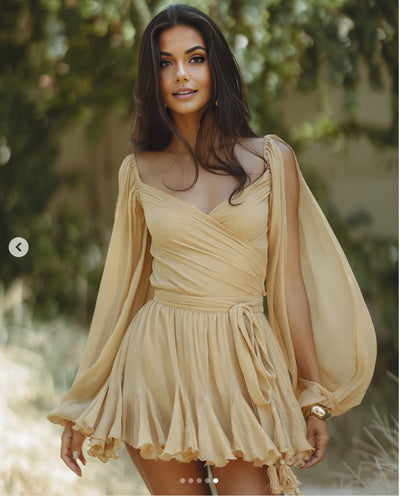 GAIA - Mini Ruffled Kleid