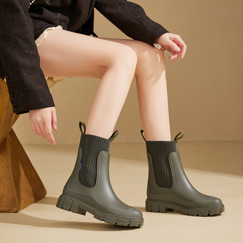 CHRISTA - Wasserfeste Damen Regenstiefel Mit Rutschfester Sohle