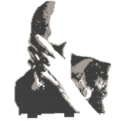 FEMMEHAUS FACE KNIT SWEATER