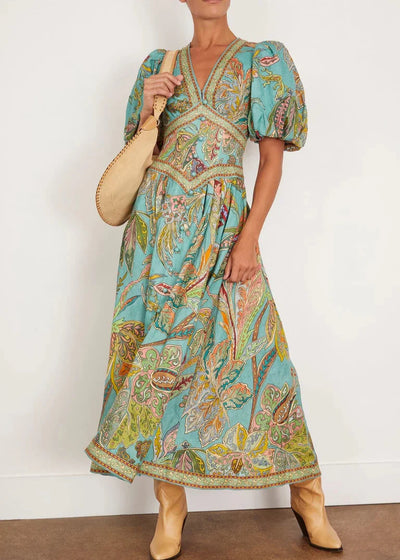 SOLANA - Boho Maxikleid