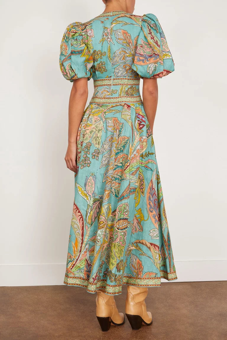 SOLANA - Boho Maxikleid