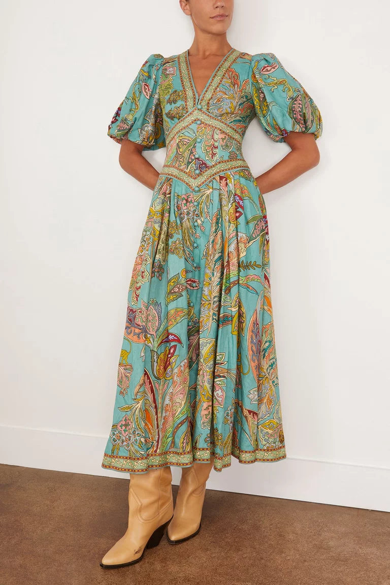 SOLANA - Boho Maxikleid