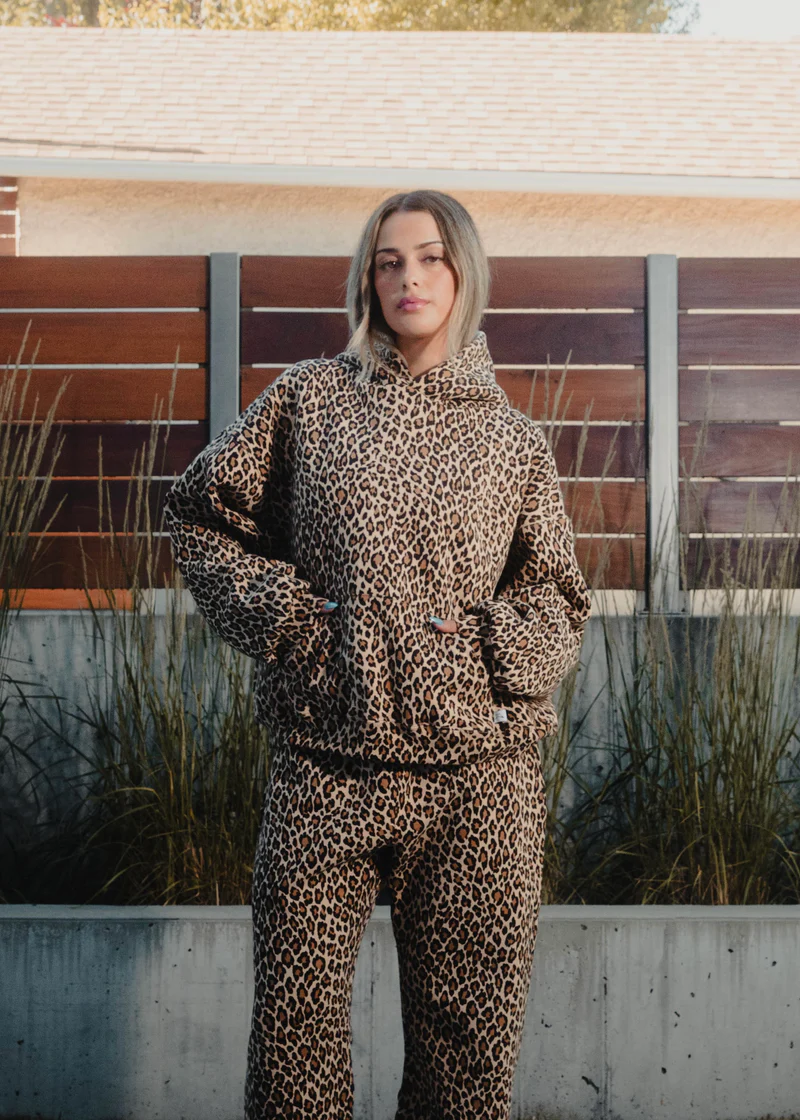 FEMMEHAUS CHEETAH HOODIE