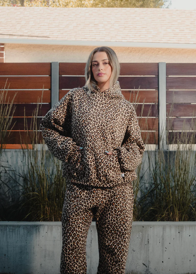 FEMMEHAUS CHEETAH HOODIE