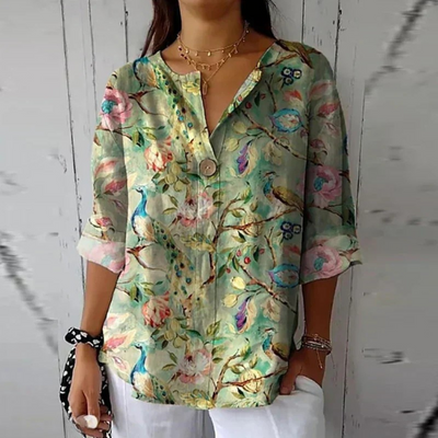 PIA - Vintage-inspirierte Bluse